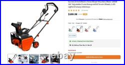 Garvee 20 Electric Snow Blower 1800W Brushless Motor with LED Lights USED Garvee 20 Electric Snow Blower 1800W Brushless Motor with LED Lights USED