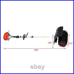 Gas Powered 52CC Snow Broom Sweeper 24x9'' Inch Brush EPA Certified Gas Powered 52CC Snow Broom Sweeper 24x9'' Inch Brush EPA Certified