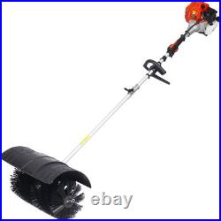 Gas Powered 52CC Snow Broom Sweeper 24x9'' Inch Brush EPA Certified Gas Powered 52CC Snow Broom Sweeper 24x9'' Inch Brush EPA Certified
