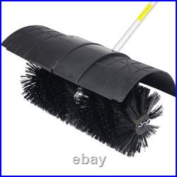 Gas Powered 52CC Snow Broom Sweeper 24x9'' Inch Brush EPA Certified