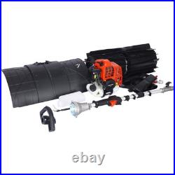 Gasoline Paddle Sweeper 52CC 2-Stroke 1700W for Snow Leaves EPA 27.2 Red EPA