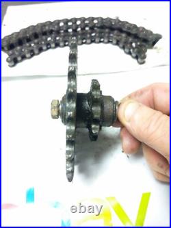 Gilson ST826 55324A 48128 Snowblower Jackshaft 11/26 Tooth Sprocket & Chains NLA Gilson ST826 55324A 48128 Snowblower Jackshaft 11/26 Tooth Sprocket & Chains NLA