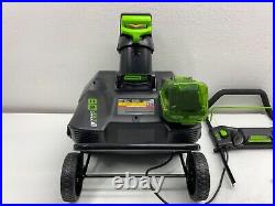GreenWorks 2600402 500W Snow Blower for Tractor Green