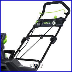 GreenWorks 2600402 80-Volt 20-Inch 2Ah Lithium-Ion Cordless Snow Thrower Kit