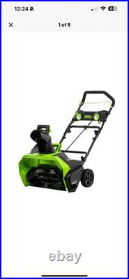 GreenWorks PRO 60-Volt 20-in Single-Stage Cordless Electric Snow Blower Only