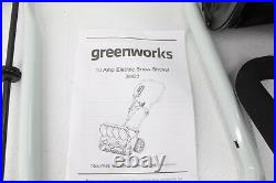Greenworks 10 Amp 16 inch Corded Electric Snow Thrower 26022 Powerful Motor