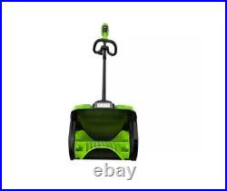 Greenworks 12 Brushless Snow Shovel with Light Kit 24V Lithium Ion, Adjustable