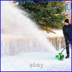 Greenworks 12 Brushless Snow Shovel with Light Kit 24V Lithium Ion, Adjustable