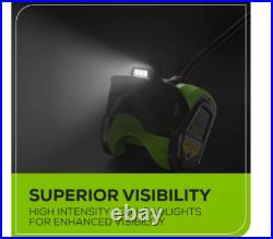 Greenworks 12 Brushless Snow Shovel with Light Kit 24V Lithium Ion, Adjustable