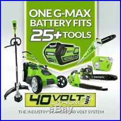 Greenworks 20-Inch 40V Cordless Brushless Snow Thrower, Battery Not Included 260