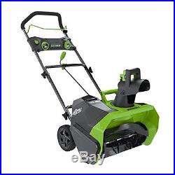 Greenworks 26272 40v GMAX 20Inch Snow Thrower w- 4.0Ah Battery & Charger