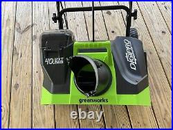 Greenworks 40V 20-Cordless Brushless Snow Blower 4.0 Ah Battery & Charger-L? K