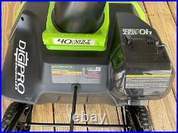 Greenworks 40V 20-Cordless Brushless Snow Blower 4.0 Ah Battery & Charger-L? K
