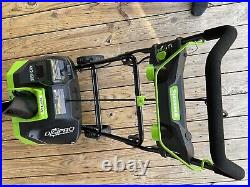 Greenworks 40V 20-Cordless Brushless Snow Blower 4.0 Ah Battery & Charger-L? K