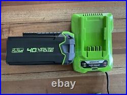 Greenworks 40V 20-Cordless Brushless Snow Blower 4.0 Ah Battery & Charger-L? K