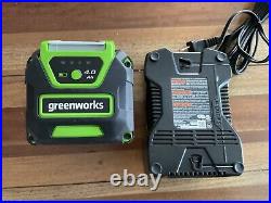 Greenworks 40V 20-Cordless Brushless Snow Blower 4.0 Ah Battery & Charger-L? K