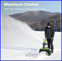 Greenworks 40V 20'' Snow Thrower 5Ah Battery