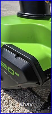 Greenworks 40V 20'' Snow Thrower 5Ah Battery