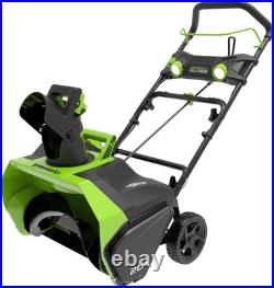 Greenworks 40V 75+ for Tools 20 Brushless Cordless Snow Blower Tool Only Green