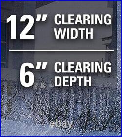 Greenworks 40v Cordless Snow Shovel Tool Only 12Clearing With 6Clearing Depth