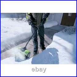 Greenworks 60-Volt 12-inch Single-Stage Push Cordless Electric Snow Blower TOOL