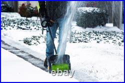 Greenworks 80V 12Cordless Brushless Snow Shovel with 2.0 Ah Battery and R Greenworks 80V 12Cordless Brushless Snow Shovel with 2.0 Ah Battery and R