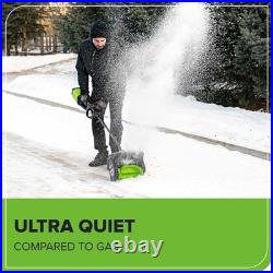 Greenworks 80V 12 Brushless Cordless Snow Shovel 2.0Ah Battery & Charger 80 V