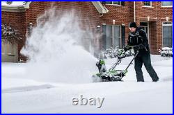 Greenworks 80V 22In Single Stage Snow Blower With 4Ah Battery & Charger Kit