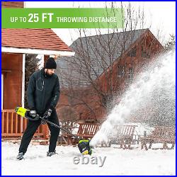 Greenworks 80V (75+ Compatible Tools) 12 Brushless Cordless Snow Shovel, 2.0Ah Greenworks 80V (75+ Compatible Tools) 12 Brushless Cordless Snow Shovel, 2.0Ah