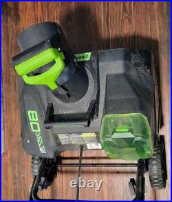 Greenworks 80v 20 Brushless Cordless Battery Operated Snow Blower (Tool Only)
