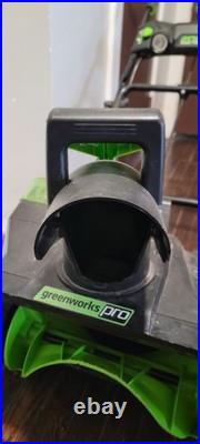 Greenworks 80v 20 Brushless Cordless Battery Operated Snow Blower (Tool Only)