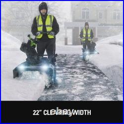 Greenworks 82V 22 Cordless Snow Blower Brushless Dual Battery Port (Tool Only)