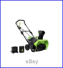 Greenworks Pro 60-Volt 20-in Single-Stage Cordless Electric Snow Blower PICK UP