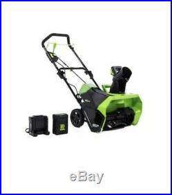 Greenworks Pro 60-Volt 20-in Single-Stage Push Cordless Electric Snow Blower