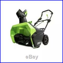 Greenworks Pro 60-Volt 20-in Single-Stage Push Cordless Electric Snow Blower