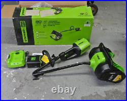 Greenworks Pro 80V 12 Cordless Snow Shovel SSB403 with Battery & Charger