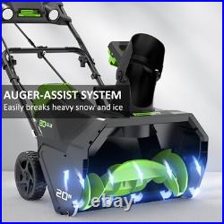 Greenworks Pro 80V 20 inch Battery Snow Blower Thrower SNB401 Tool Only