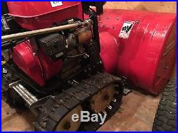 Honda HS1132 electric start and track drive 2 stage snow blower