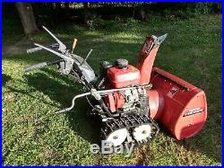 Honda HS928 28 wide. Tracked Snowblower. This machine will blow snow upto 50