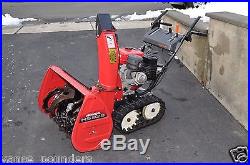 Honda HS928 Two Stage Track Drive Hydrostatic Snow Blower NY NJ CT MINT Honda HS928 Two Stage Track Drive Hydrostatic Snow Blower NY NJ CT MINT