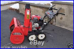 Honda HS928 Two Stage Track Drive Hydrostatic Snow Blower NY NJ CT MINT Honda HS928 Two Stage Track Drive Hydrostatic Snow Blower NY NJ CT MINT