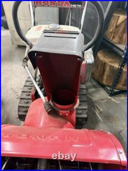 Honda HS 70 Snowblower 24 track driven