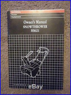 Honda Hs621 Snowblower Snow Blower, Mint Condition