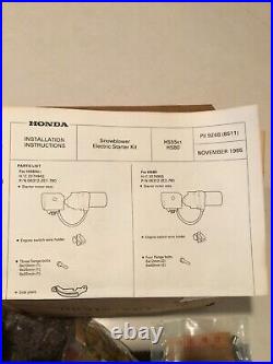 Honda Oem Snowblower Electric Start Kit 06312-ZE1-780