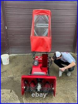 Honda Snowblower HS928AT 2 stage tracked joystick chute canopy