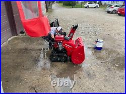 Honda Snowblower HS928AT 2 stage tracked joystick chute canopy