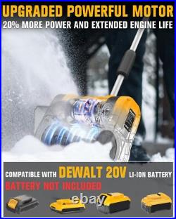 Houselife Cordless Snow Shovel Compatible with Dewalt 20V Max Battery 11