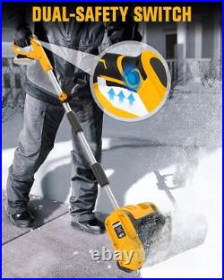Houselife Cordless Snow Shovel Compatible with Dewalt 20V Max Battery 11