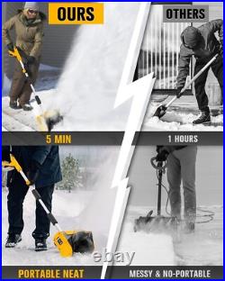 Houselife Cordless Snow Shovel Compatible with Dewalt 20V Max Battery 11