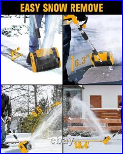 Houselife Cordless Snow Shovel Compatible with Dewalt 20V Max Battery 11